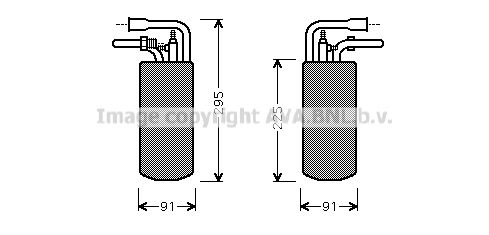 AVA QUALITY COOLING Kuivain, ilmastointilaite FDD384